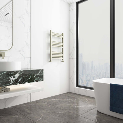 Carisa Lara Sèche-Serviettes en Aluminium Design Moderne Inox Anodized