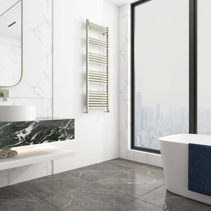 Carisa Lara Sèche-Serviettes en Aluminium Design Moderne Inox Anodized