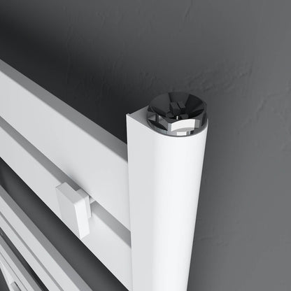 Carisa Ligne Sèche-Serviettes en Aluminium Design Moderne Blanc