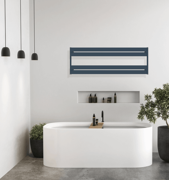 Carisa Mack Bath H Sèche-Serviettes en Aluminium Design Moderne Anthracite