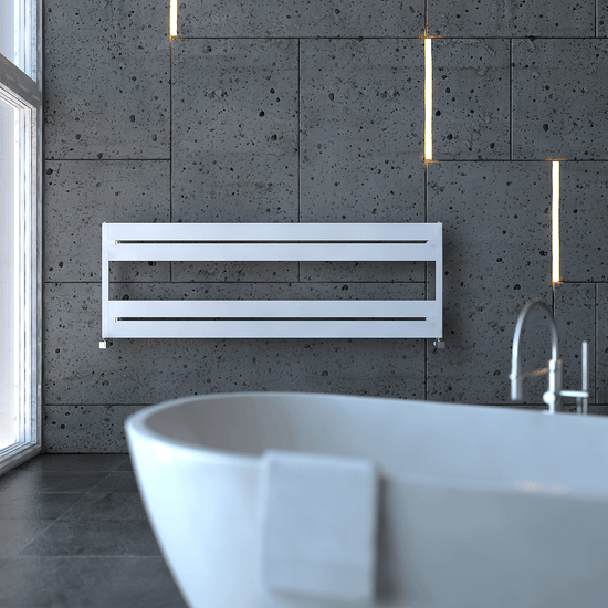 Carisa Mack Bath H Sèche-Serviettes en Aluminium Design Moderne Blanc