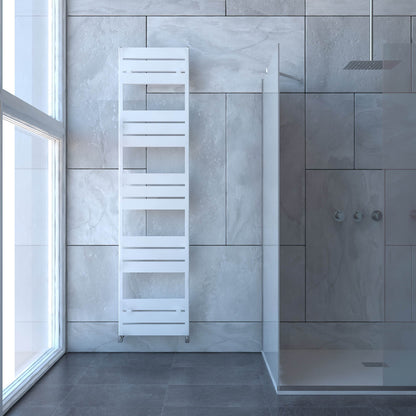 Carisa Mack Bath Sèche-Serviettes en Aluminium Design Moderne Blanc