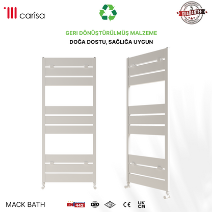 Carisa Mack Bath Sèche-Serviettes en Aluminium Design Moderne Blanc