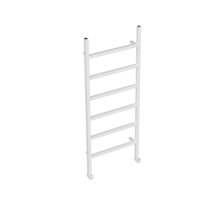 Carisa Maya Sèche-Serviettes en Aluminium Design Moderne Blanc