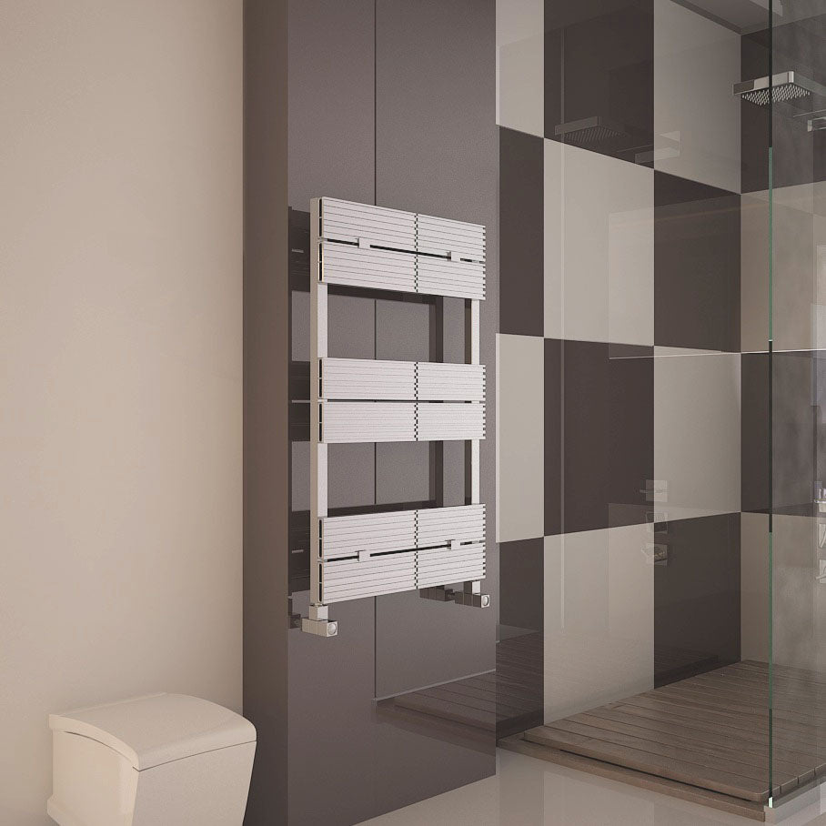 Carisa Monza Bath Sèche-Serviettes en Aluminium Design Moderne Anodisé Poli