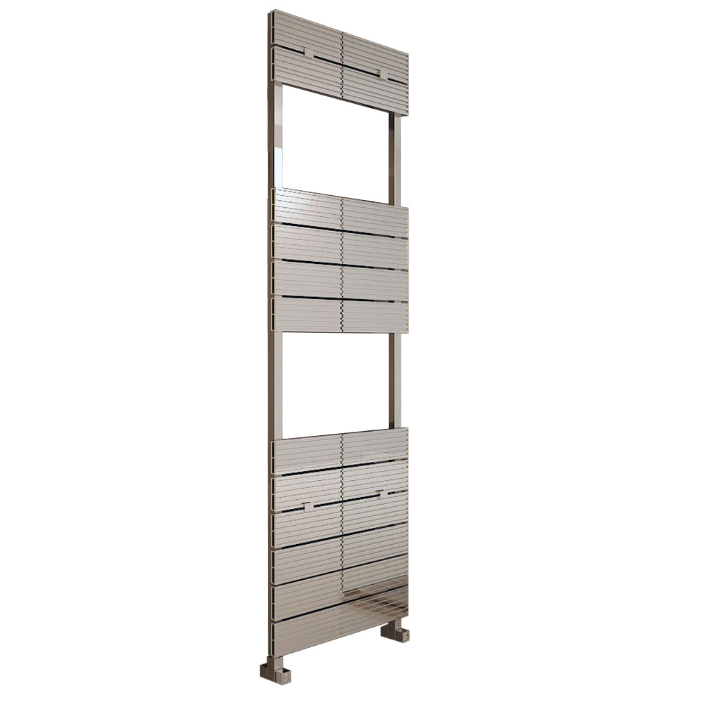 Carisa Monza Bath Sèche-Serviettes en Aluminium Design Moderne Anodisé Poli