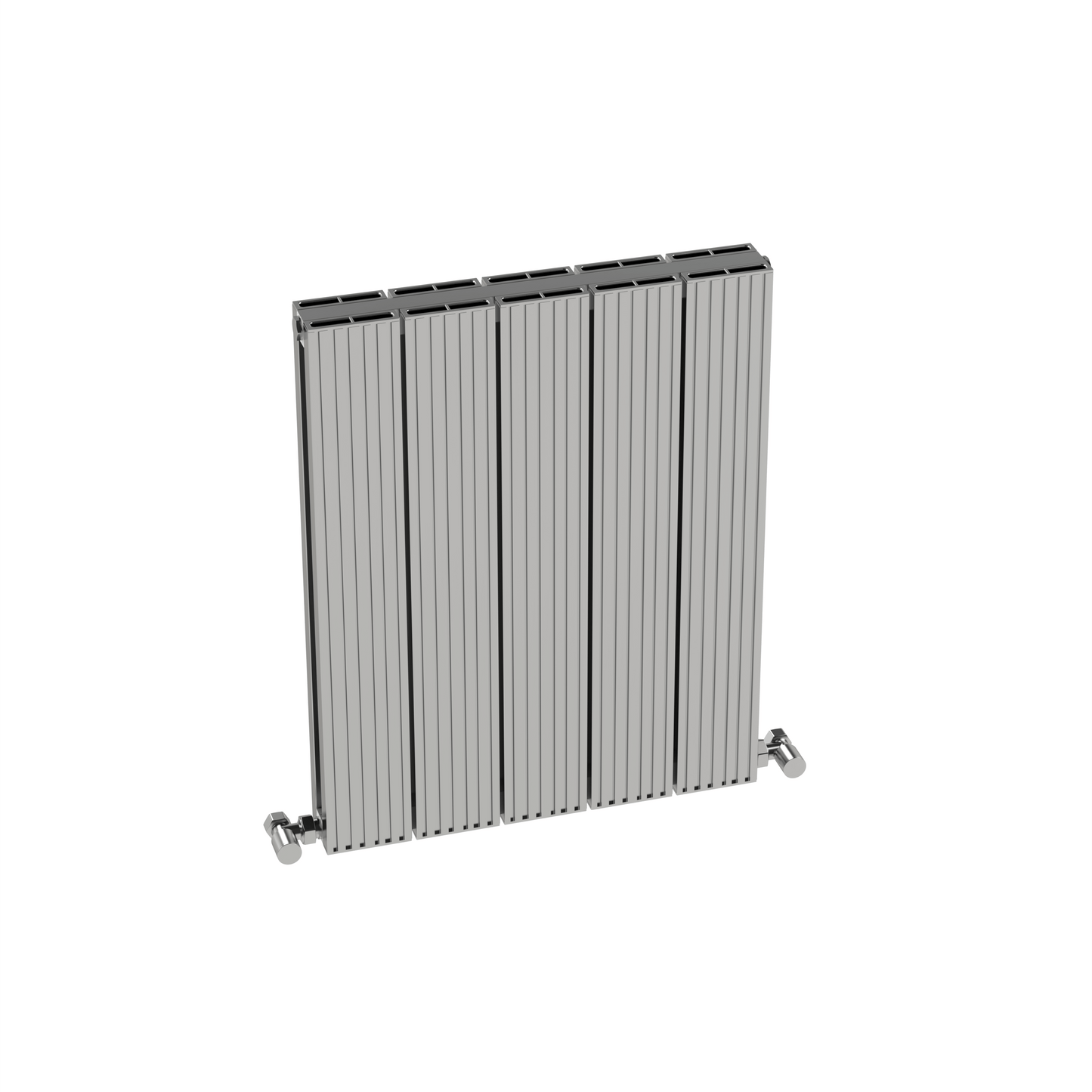 Carisa Monza Radiateur en Aluminium Horizontal Design Moderne Anodisé Poli