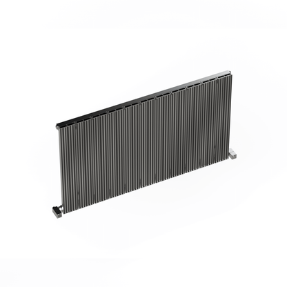 Carisa Monza Radiateur en Aluminium Horizontal Design Moderne Anodisé Poli