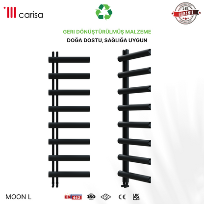 Carisa Moon L Sèche-Serviettes en Aluminium Design Moderne Anthracite