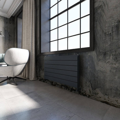 Carisa Nemo Double Xl Radiateur en Aluminium Horizontal Design Moderne Anthracite