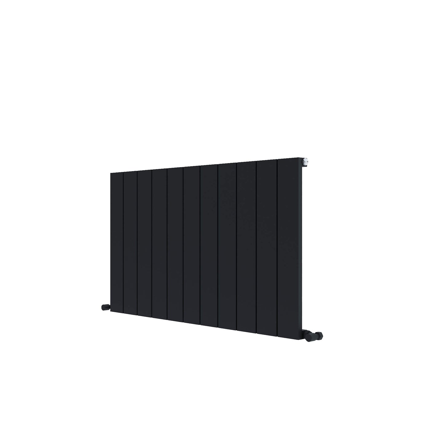Carisa Nemo Radiateur en Aluminium Horizontal Design Moderne Noir