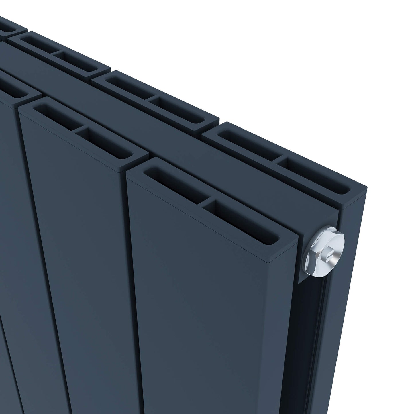 Carisa Nemo Radiateur en Aluminium Vertical Design Moderne Anthracite