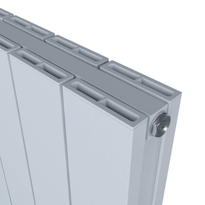 Carisa Nemo Radiateur en Aluminium Vertical Design Moderne Blanc