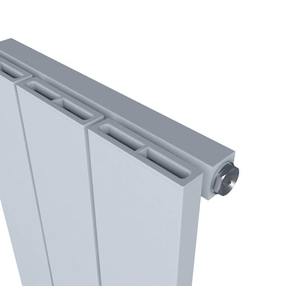 Carisa Nemo Radiateur en Aluminium Vertical Design Moderne Blanc