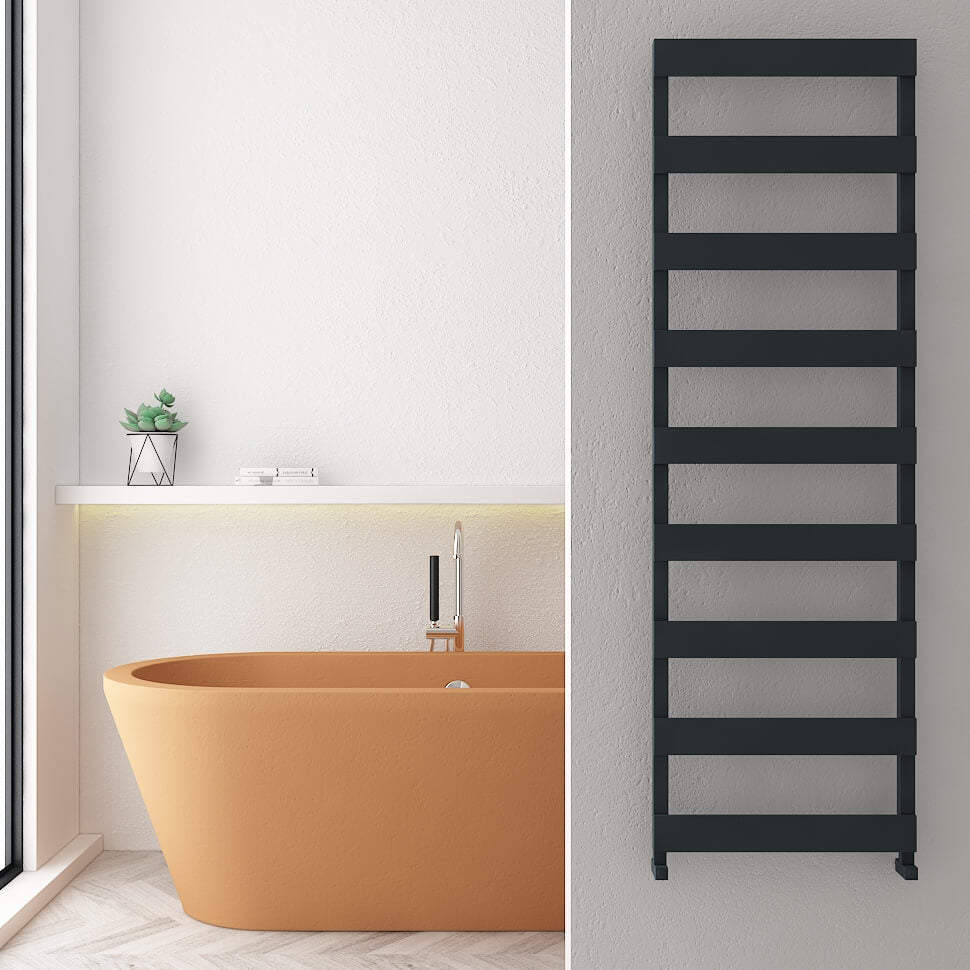Carisa Ninova Bath Sèche-Serviettes en Aluminium Design Moderne Anthracite