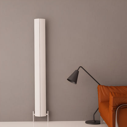 Alt Tag: Carisa Nixie Radiateur en Aluminium Vertical Design Moderne Blanc, radiateur vertical blanc design moderne pour salon