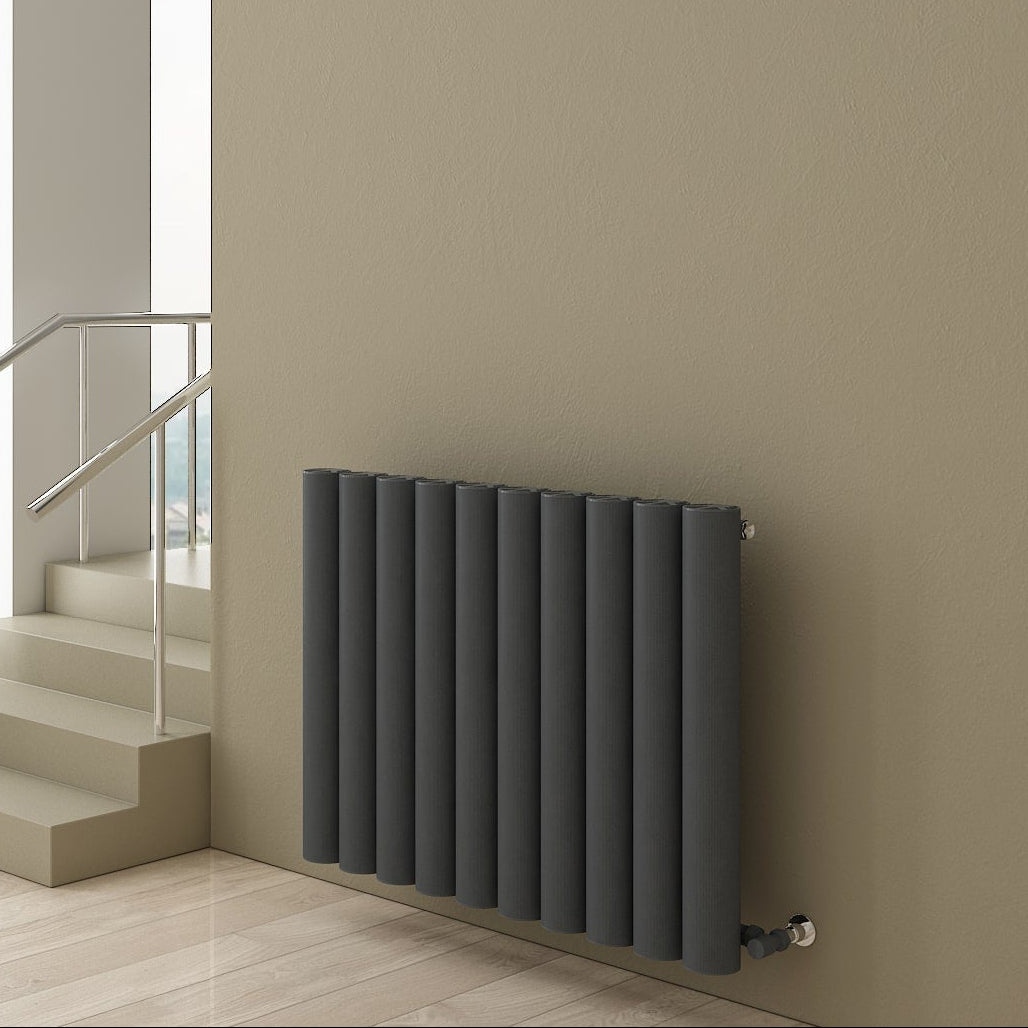 Carisa Otto Radiateur en Aluminium Horizontal Design Moderne Anthracite