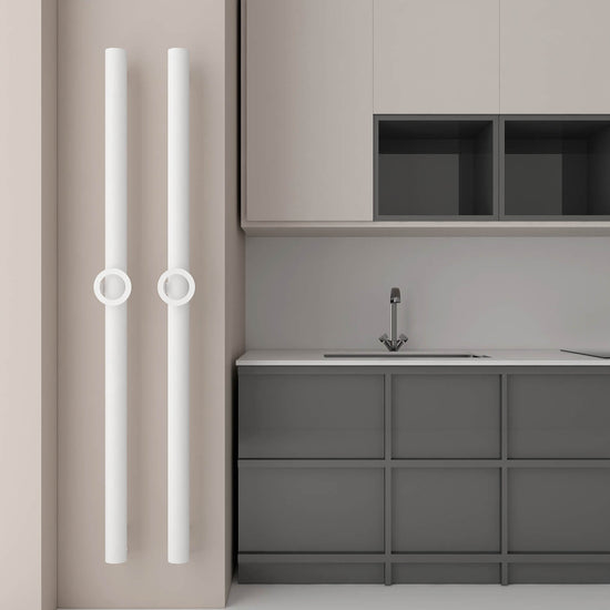 Carisa Otto Single Sèche-Serviette Électrique Design Moderne Blanc