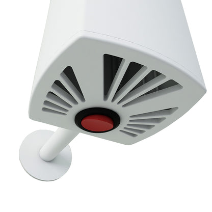 Carisa Otto Single Sèche-Serviette Électrique Design Moderne Blanc