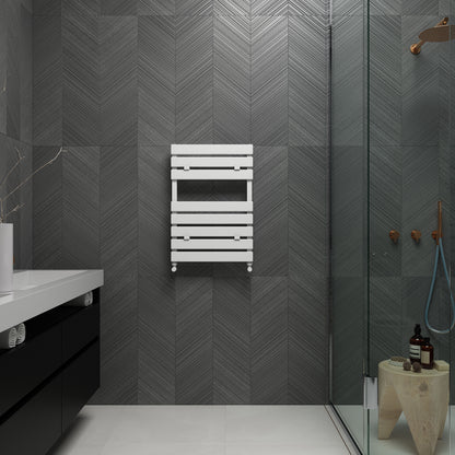 Carisa Plata Bath Sèche-Serviettes en Aluminium Design Moderne Blanc