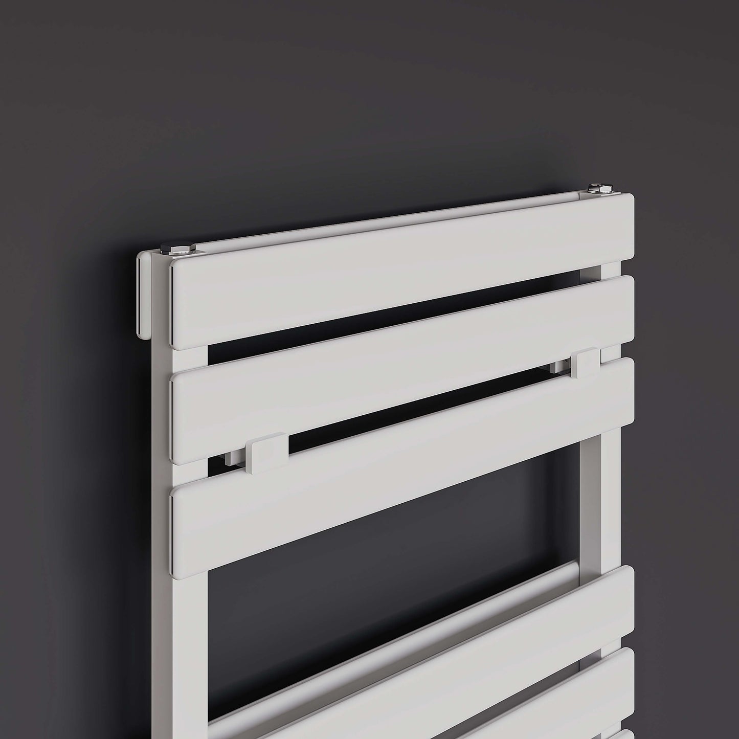 Carisa Plata Bath Sèche-Serviettes en Aluminium Design Moderne Blanc