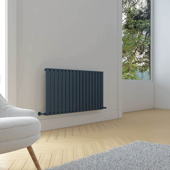 Carisa Plata Radiateur en Aluminium Horizontal Design Moderne Anthracite