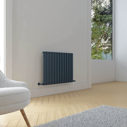 Carisa Plata Radiateur en Aluminium Horizontal Design Moderne Anthracite