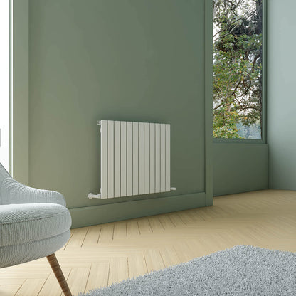 Carisa Plata Radiateur en Aluminium Horizontal Design Moderne Blanc
