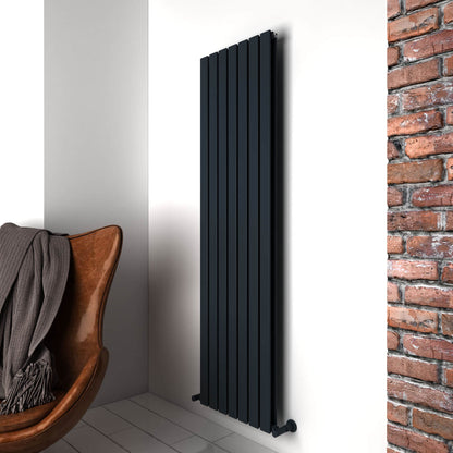 Carisa Plata Radiateur en Aluminium Vertical Design Moderne Anthracite