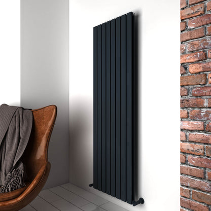 Carisa Plata Radiateur en Aluminium Vertical Design Moderne Anthracite