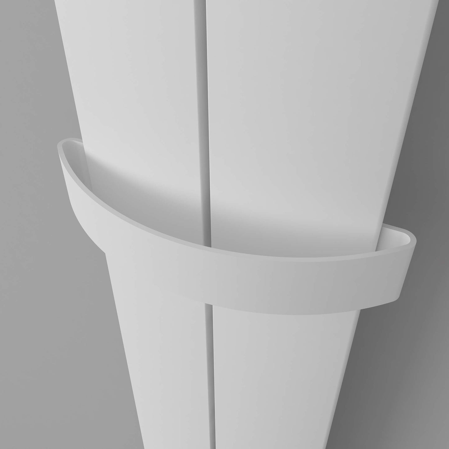 Carisa Play Bath Sèche-Serviettes en Aluminium Design Moderne Blanc