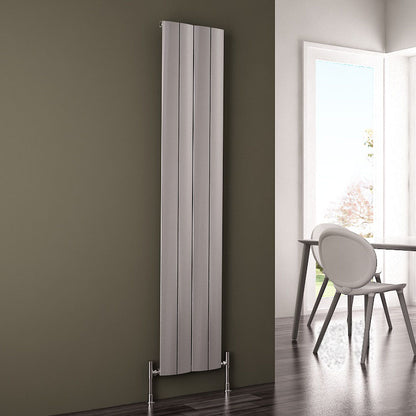 Carisa Play Radiateur en Aluminium Vertical Design Moderne Anodisé Mat