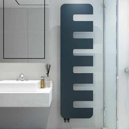 Carisa Rex Radiateur Design Mince en Acier Vertical Design Moderne Anthracite