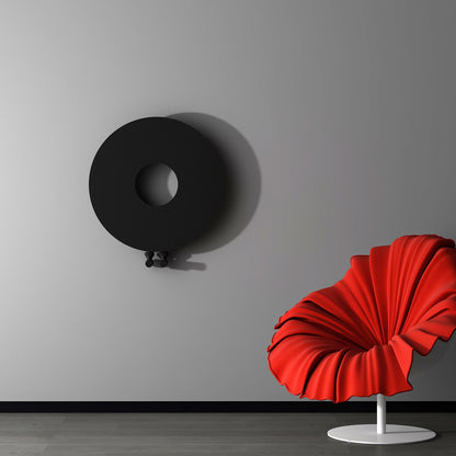 Carisa Rochester Radiateur Design Mince en Acier Design Moderne Noir