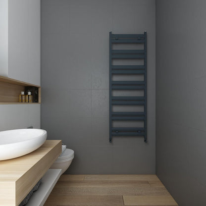 Carisa Soleil Sèche-Serviettes en Aluminium Design Moderne Anthracite