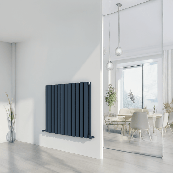 Carisa Tallis Radiateur en Aluminium Horizontal Design Moderne Anthracite