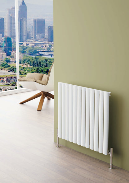 Carisa Tallis Radiateur en Aluminium Horizontal Design Moderne Blanc