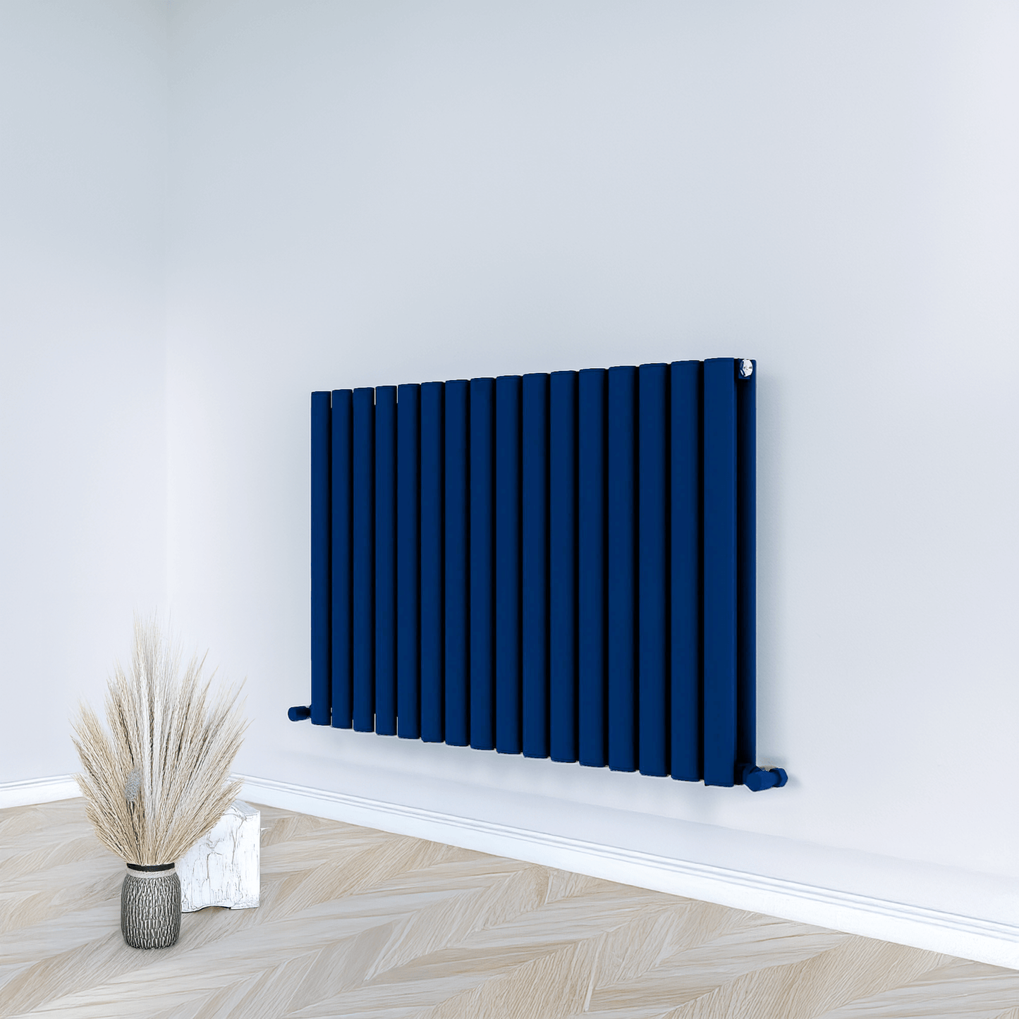 Carisa Tallis Radiateur en Aluminium Horizontal Design Moderne Bleu Marine