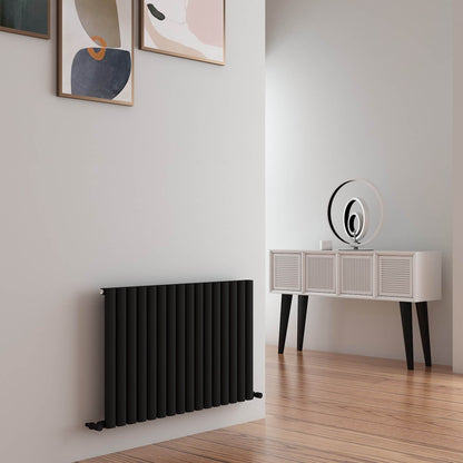 Carisa Tallis Radiateur en Aluminium Horizontal Design Moderne Noir
