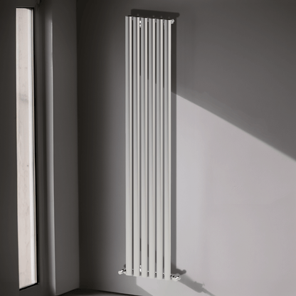 Carisa Tallis Radiateur en Aluminium Vertical Design Moderne Anodisé Poli