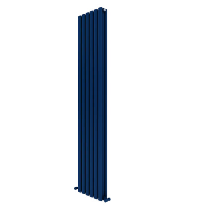 Carisa Tallis Radiateur en Aluminium Vertical Design Moderne Bleu Marine