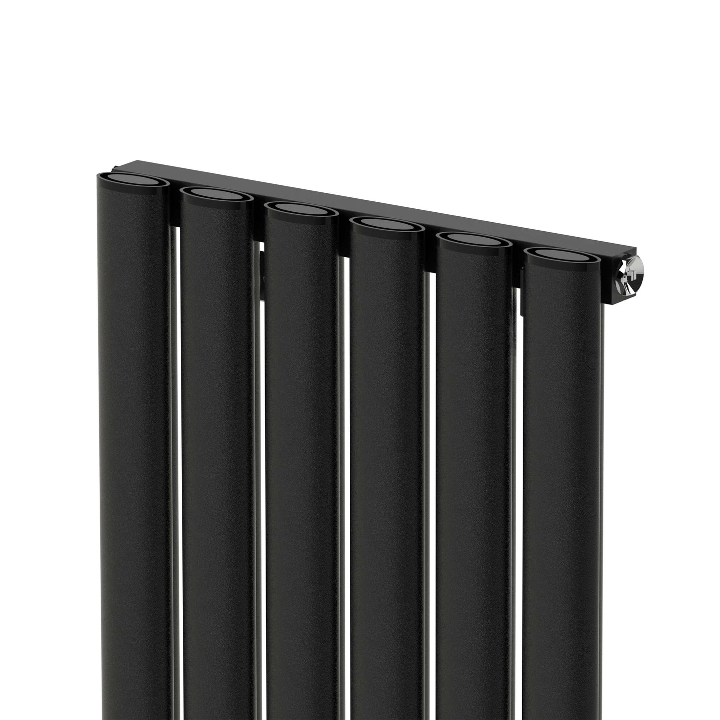 Carisa Tallis Radiateur en Aluminium Vertical Design Moderne Noir