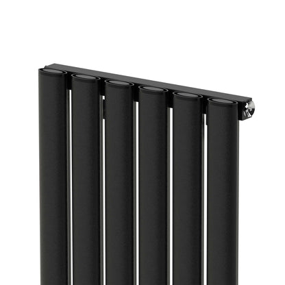 Carisa Tallis Radiateur en Aluminium Vertical Design Moderne Noir