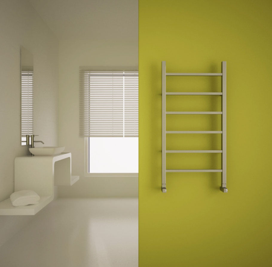 Carisa Thor Sèche-Serviettes en Acier Design Moderne Chromé