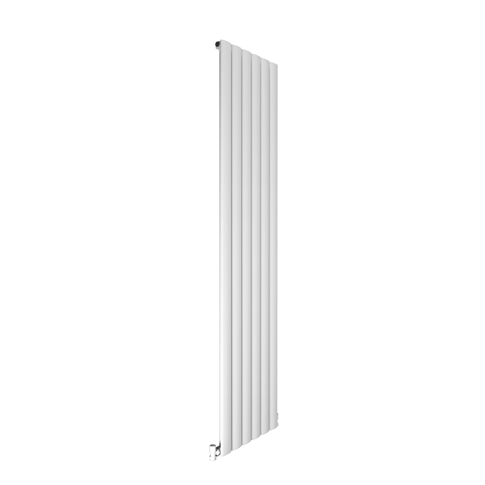 Carisa Elliptic Radiateur en Aluminium Vertical Design Moderne Blanc