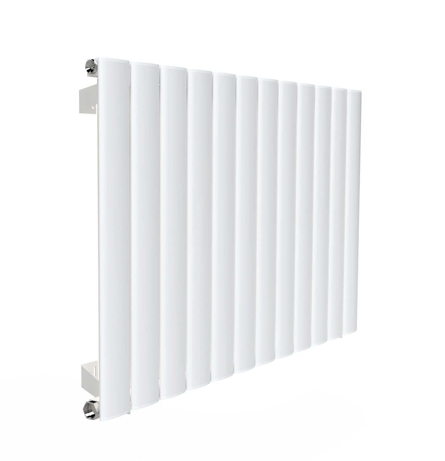 Carisa Elliptic Radiateur en Aluminium Horizontal Design Moderne Blanc