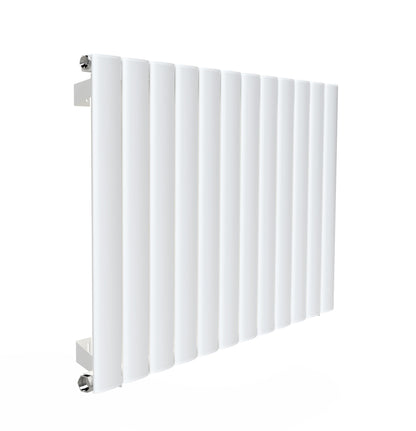 Carisa Elliptic Radiateur en Aluminium Horizontal Design Moderne Blanc