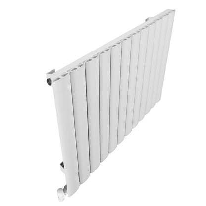 Carisa Elliptic Radiateur en Aluminium Horizontal Design Moderne Blanc