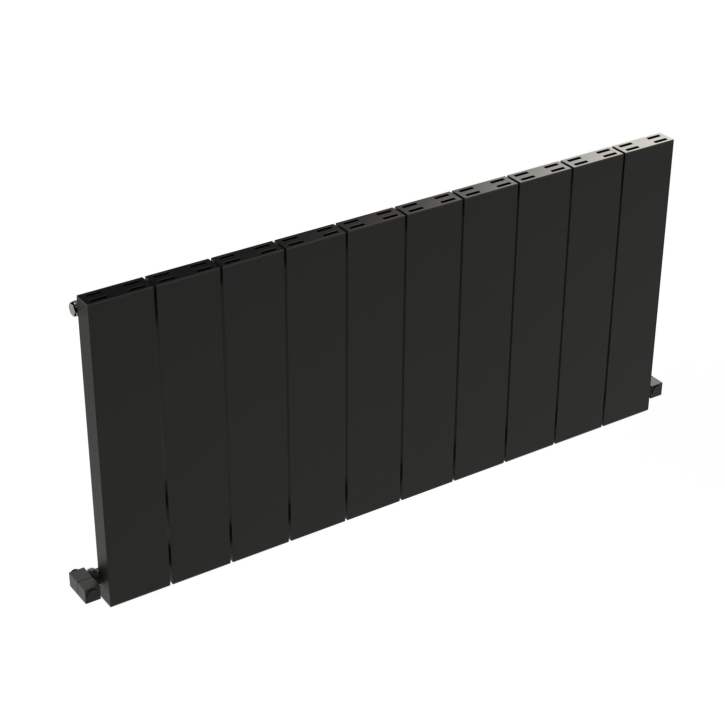 Carisa Elvino Radiateur en Aluminium Horizontal Design Moderne Noir