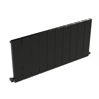 Carisa Elvino Radiateur en Aluminium Horizontal Design Moderne Noir